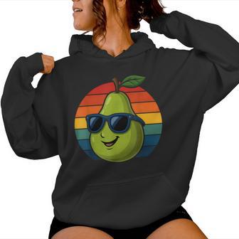 Poire Rétro Cool Nuancesintage Poires Fantaisie Hommes S Enfants Sweat à capuche femme - Cadeauxyz