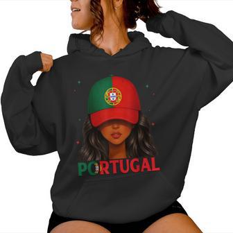 Portuguese Girl Portugal Proud Portugal Flag Women Hoodie - Thegiftio UK