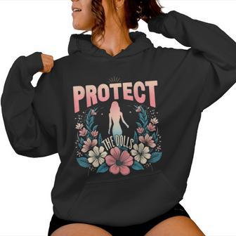 Protect The Dolls Trans Transgender Visibility Women Hoodie - Thegiftio UK
