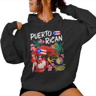 Puerto Rican Heritage Idea For & Boricua Puerto Rico Women Hoodie - Thegiftio UK