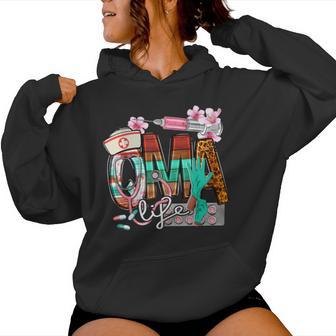 Qma Life Leopard Qualified Medication Aide Nurse Day Women Hoodie - Thegiftio UK