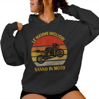Regali Per Mamme Motociclisti Mamma Moto Da Corsa Felpa con cappuccio da donna - Novitaregali