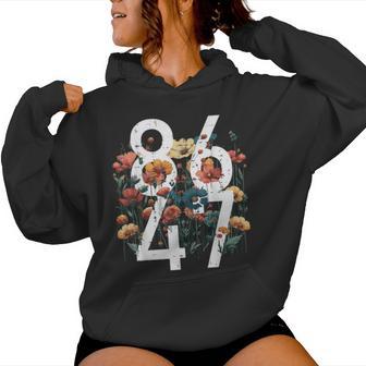 Resist 86 47 Flowers Poppy Protest Kids Men Women Hoodie - Thegiftio UK