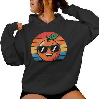 Rétro Orange Fantaisie Amusant Pour Hommes S Enfants Sweat à capuche femme - Cadeauxyz