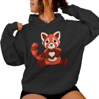 Roter Panda Kinder Mädchen Jungen Kapuzenpullover für Damen - Seseable