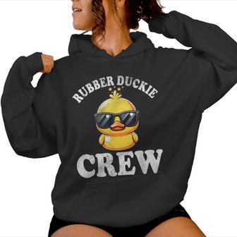 Rubber Duckie Crew Duck Anatre Di Gomma Per Bambine E Felpa con cappuccio da donna - Novitaregali