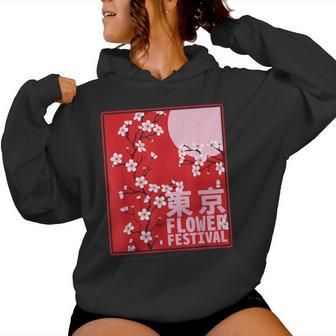 Sakura Festival Floral De Cerisier Japonais Sweat à capuche femme - Cadeauxyz