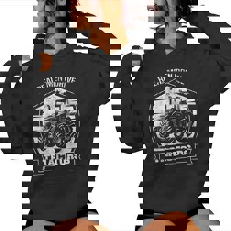 Sarcastic Real Drive Farm Tracteurs Masculins Sweat à capuche femme - Cadeauxyz