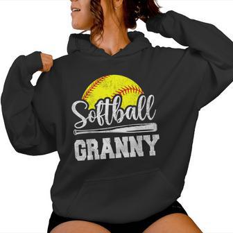 Softball Granny Softball Player Game Day Mother's Day Women Hoodie - Thegiftio UK