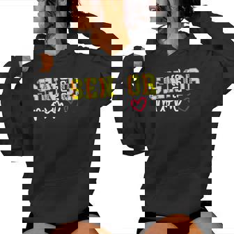 Softball Senior Mom 2026 Softball Player Senior Mama 2026 Women Hoodie - Monsterry