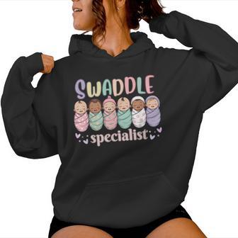 Swaddle Specialist Nicu Nurse Tech Mother Baby Neonatal Icu Women Hoodie - Thegiftio UK