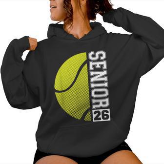 Tennis Senior 26 Class Of 2026 Grad Boys Girls Women Hoodie - Thegiftio UK
