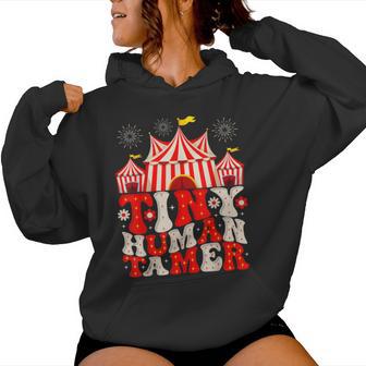 Tiny Human Tamer Circus Birthday Party Circus Costume Women Women Hoodie - Thegiftio UK