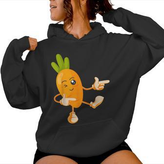 e Motif Carotte Mignonne Pour Hommes S Filles Garçons Sweat à capuche femme - Cadeauxyz