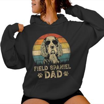 Vintage Field Spaniel Dad Dog Lovers Father's Day For Women Women Hoodie | Seseable UK
