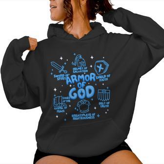 Warrior Of God Put On The Full Armor Of God Kids Women Hoodie - Thegiftio UK