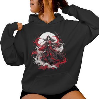 女の子 刀 刀 侍 ヴィンテージ 戦闘機 レトロ デザイン レディースパーカー - Kawaiitshirt