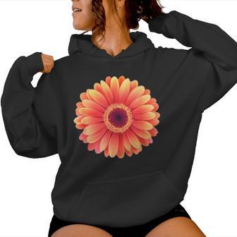 開花期のハンサムなガーベラの花 レディースパーカー - Kawaiitshirt