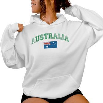 Australia Flag Vintage Kids Women Hoodie - Thegiftio UK