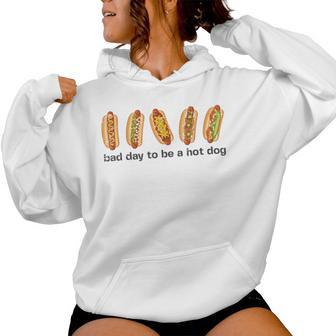 Bad Day To Be A Hot Dog 4Th Of July Kids Women Hoodie | Mazezy