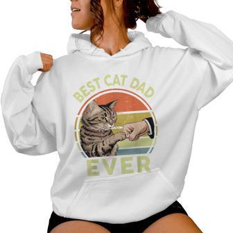 Best Cat Dad Ever Tabby Cat Daddy Father Day From Wife Women Hoodie | Seseable UK