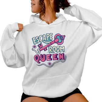 Birthday Party Favor Girls Ns Escape Room Queen Women Hoodie - Thegiftio UK