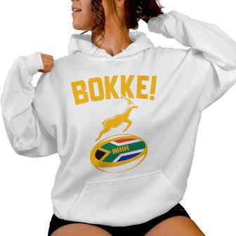 Bokke Springbok Rugby South African Flag Men & Kids Women Hoodie - Thegiftio UK