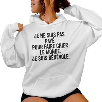 Cadeau Citation Humoristique Original Drole Phrase Humour Sweat à capuche femme - Cadeauxyz