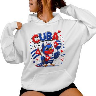 Chemise Drapeau De Cuba Cartes Cubaines Cuba Pour Enfants Et Filles Sweat à capuche femme - Cadeauxyz