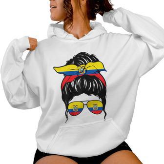 Chica Ecuatoriana Bandera Ecuador Orgullosa Ecuatoriana Sudadera con capucha para mujer - Regaloses