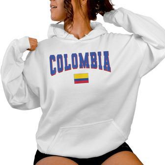 Colombia National Flag Proud Colombian Yellow Women Hoodie - Thegiftio UK