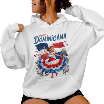 Dominicana Outfit Idea For Girls Dominican Republic Flag Women Hoodie - Thegiftio UK