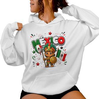 Drapeau Du Mexique Carte Mexicaine Pour Enfants Et Filles Sweat à capuche femme - Cadeauxyz