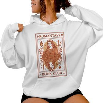 Emblema De La Reina Del Club De Lectura Romantasy Sudadera con capucha para mujer - Regaloses