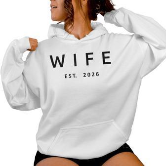 Esposa Est 2026 Boda De Pareja Casada Marido A Juego Sudadera con capucha para mujer - Regaloses