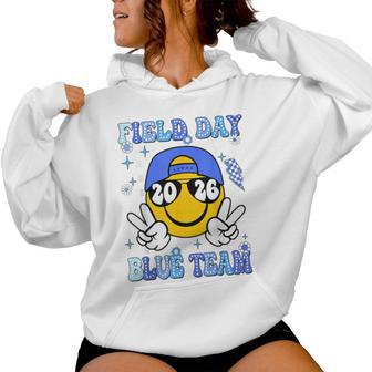 Field Day Blue Team For Teacher Kids Field Day Games Women Hoodie - Thegiftio UK
