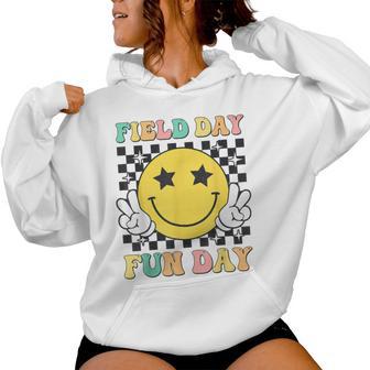 Field Day Fun Day For Teacher Kids Happy Field Day 2026 Women Hoodie - Thegiftio UK