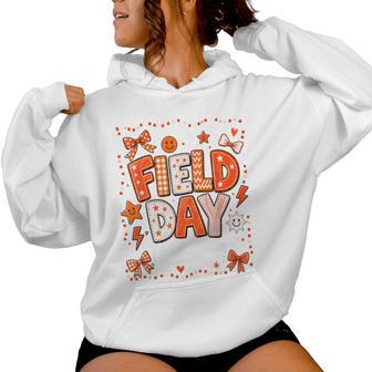 Field Day Orange Team For Kids Teacher Field Day Games Women Hoodie | Mazezy