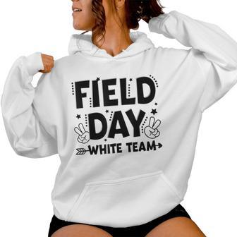 Field Day White Team Groovy Retro Camp Color Kid Women Hoodie - Thegiftio UK