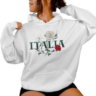Flores De Italia Estilointage Minimalista Boho Sudadera con capucha para mujer - Regaloses