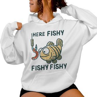Fishing Fish Hook Cute Boys Kids Men Women Hoodie - Thegiftio UK