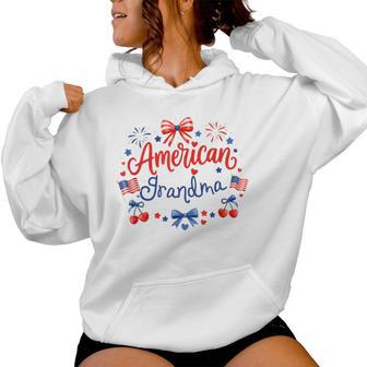 Grandma 4Th Of July American Family Matching Women Hoodie - Monsterry CA