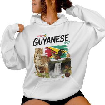 Guyanese Roots Outfit Idea For & Guyana Flag Women Hoodie - Thegiftio UK