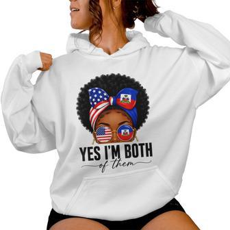 Haitian American Usa Flag Day Haiti Independence Day Women Women Hoodie - Monsterry