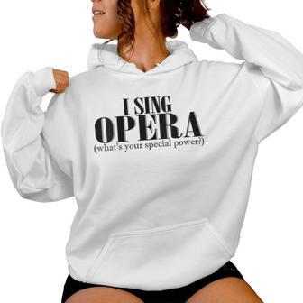 Iing Opera Cuello Sudadera con capucha para mujer - Regaloses