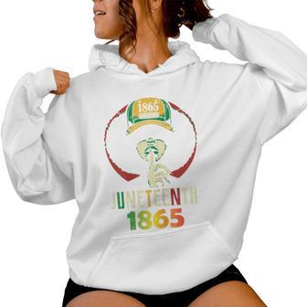 Junenth 1865 Woman Black African June 19Th Women Women Hoodie - Thegiftio UK