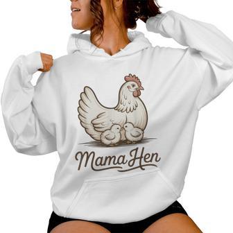 Mama Hen Chicken Mom Mother Day Women Hoodie - Monsterry