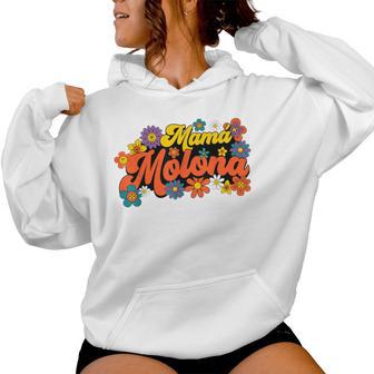 Mamá Mejor Mamá Día De La Madre Bendita Mamá Bono Mama Molona Sudadera con capucha para mujer - Regaloses