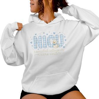Nicu Nurse Silly Goose Neonatal Intensive Care Unit Nurse Women Hoodie - Thegiftio UK
