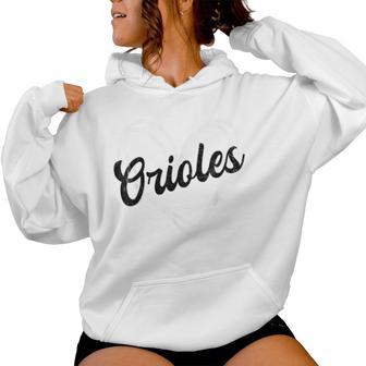 Oriole Name Retro Vintage Heart For Boy Girl Women Hoodie - Thegiftio UK